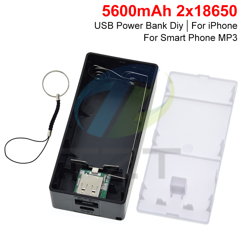 Diy Electronics Case - 2X 18650 USB Power Bank Battery