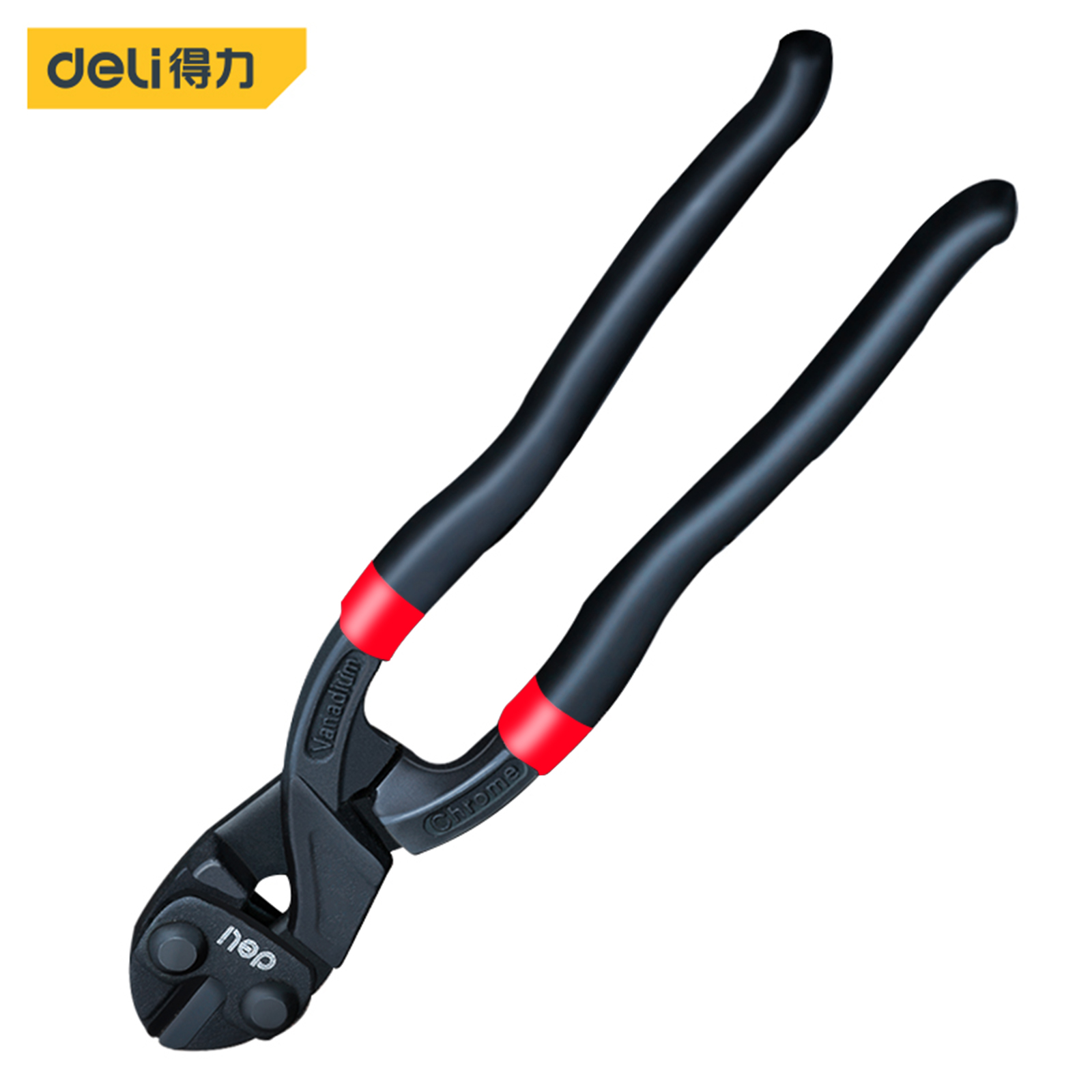 Wire Stripper Cutter - Deli 8 '' Black Professional Bolt