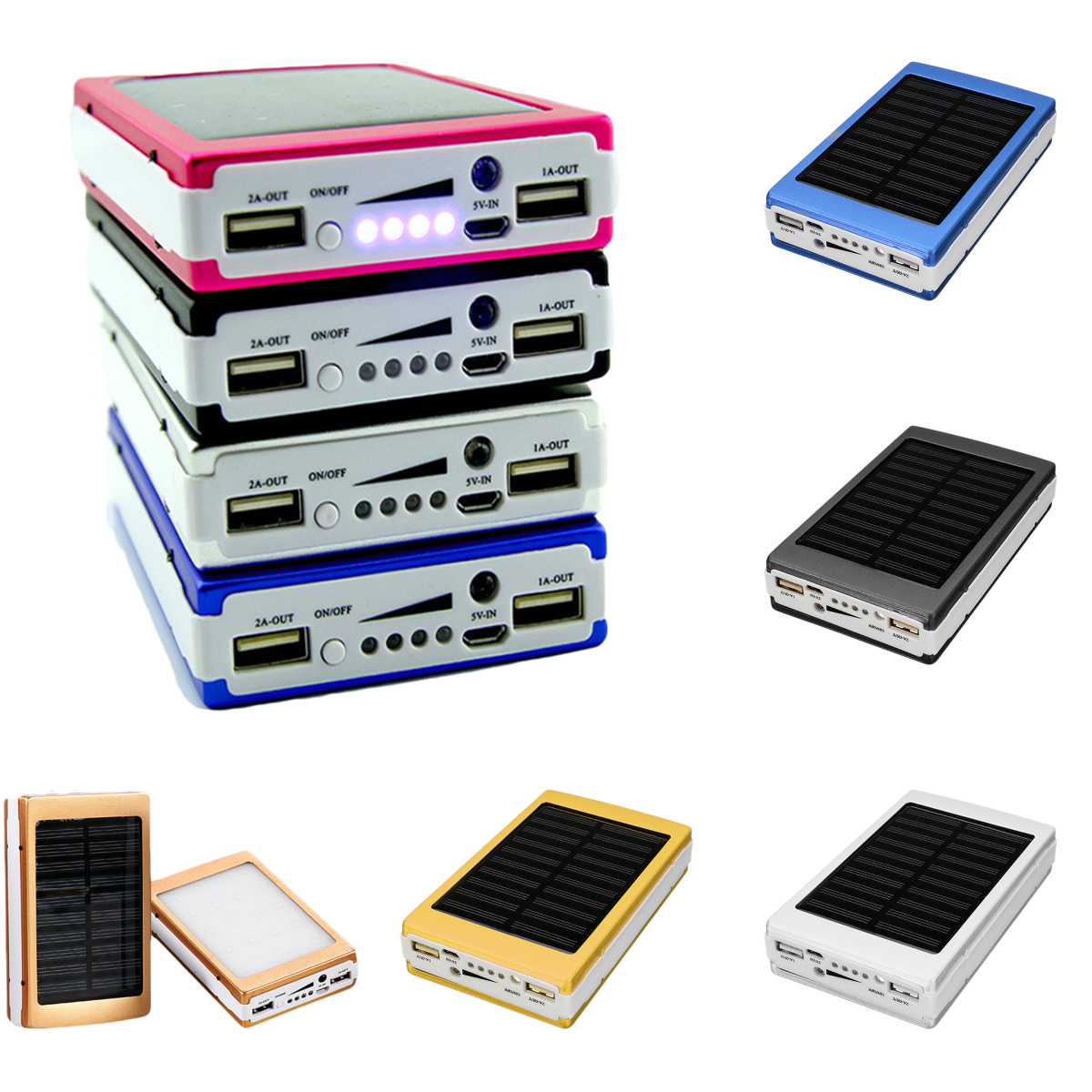 Diy Electronics Case - 5x18650 Powerbank Portable Pover Power Bank