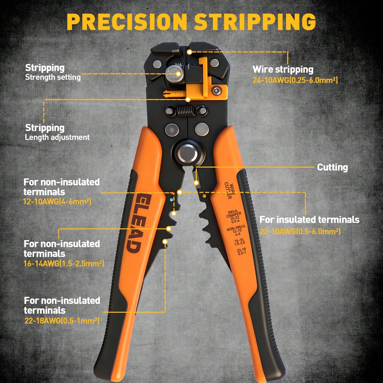 ELEAD 321pcs Wire Connector Ki - Wire Stripper Cutter ulasan dan harga