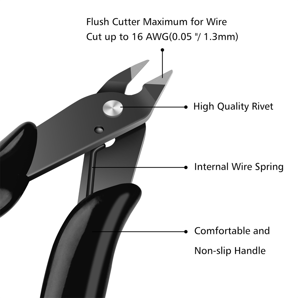 Mini Pointed Nose Pliers Model - Wire Stripper Cutter ulasan dan harga