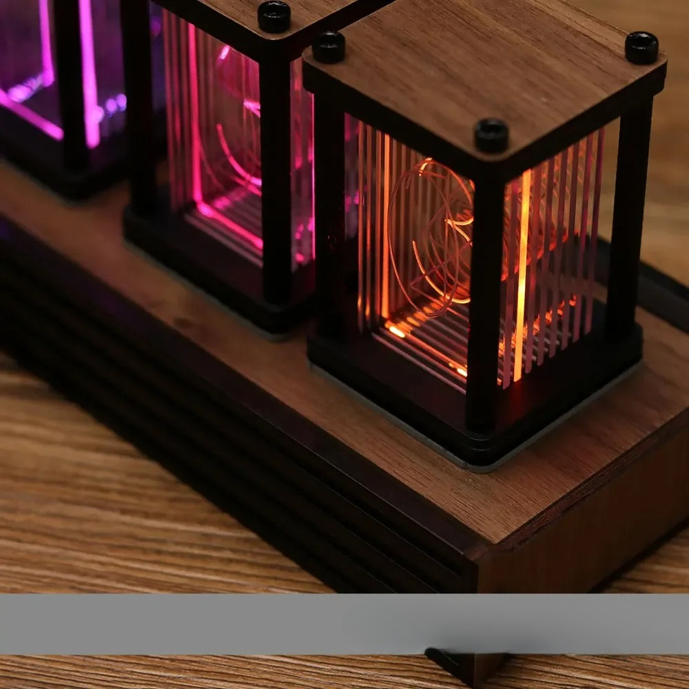 RGB Nixie Tube Clock DIY Table - Diy Electronics Gift Ideas ulasan dan harga