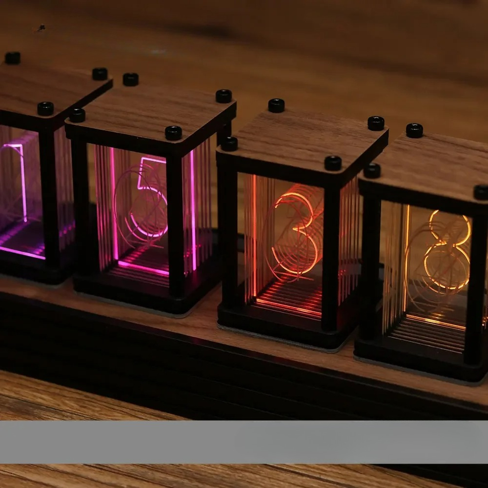 RGB Nixie Tube Clock DIY Table - Diy Electronics Gift Ideas ulasan dan harga