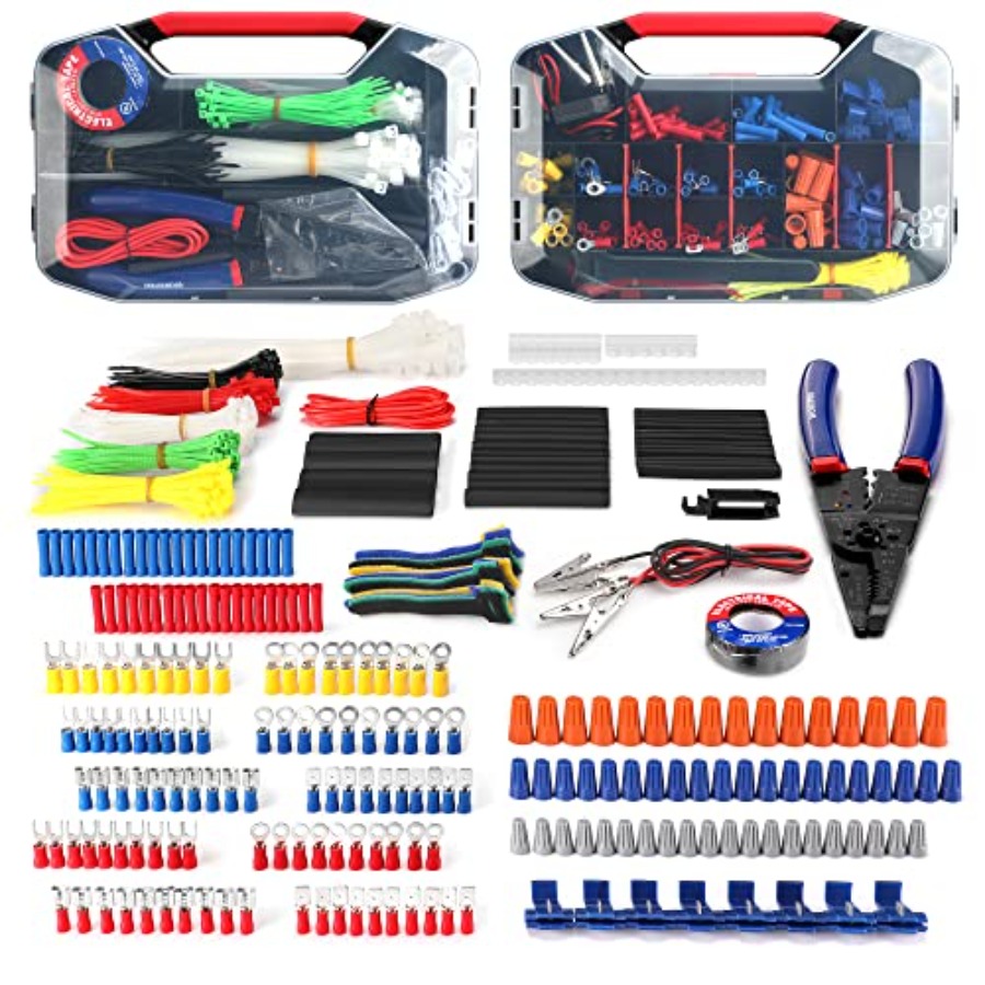 582-Piece Heat Shrink Wire Con - Wire Stripper Cutter ulasan dan harga