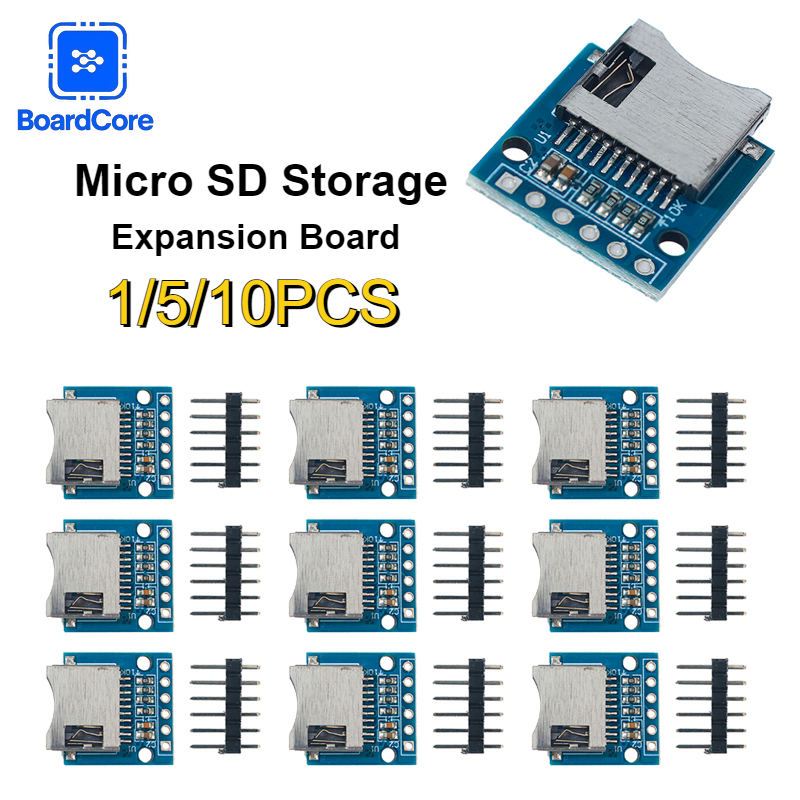 1-10pcs Micro SD Card Module T - Sd Card Module Spi ulasan dan harga