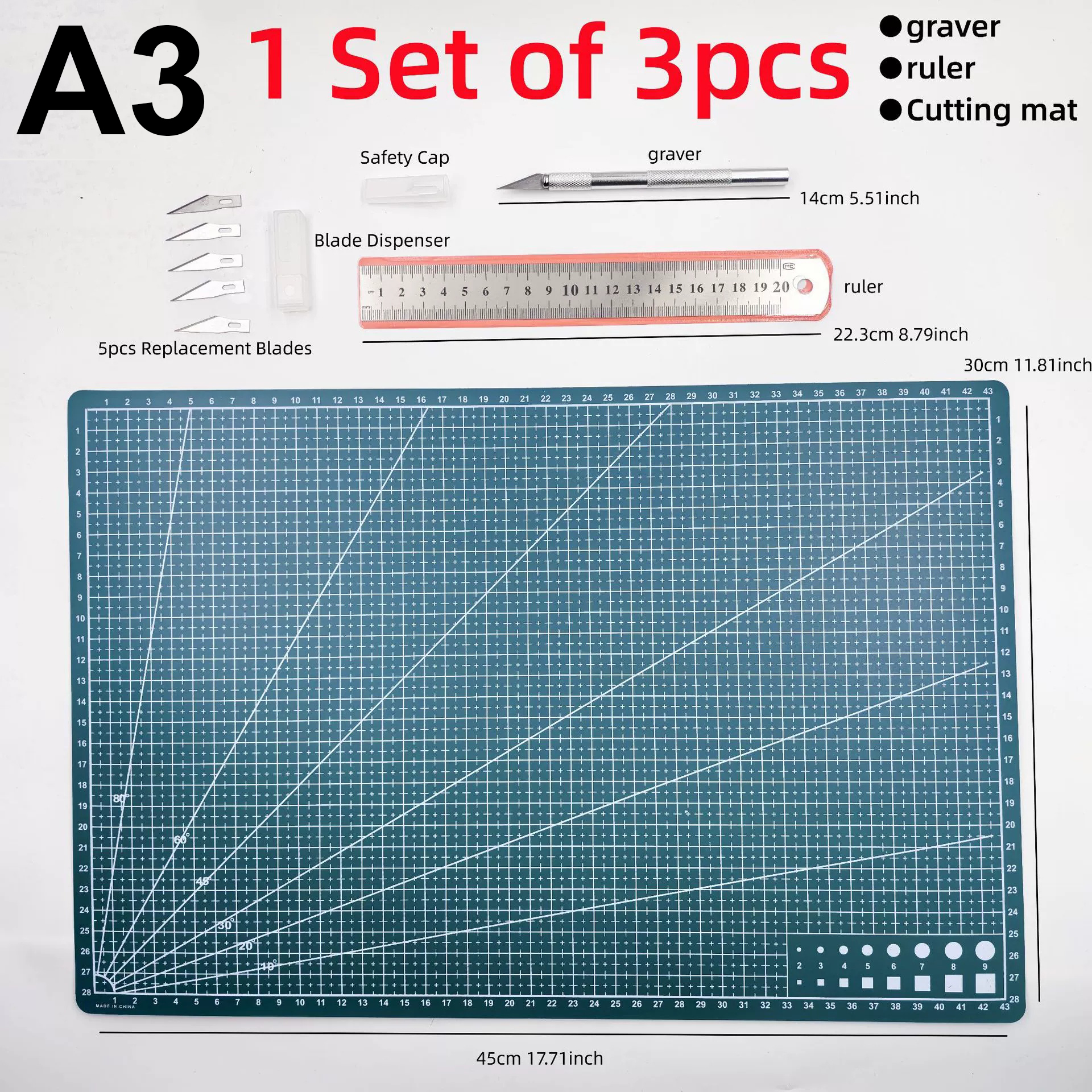 A3/A4/A5 PVC Single Side Cutti - Diy Electronics Workbench ulasan dan harga