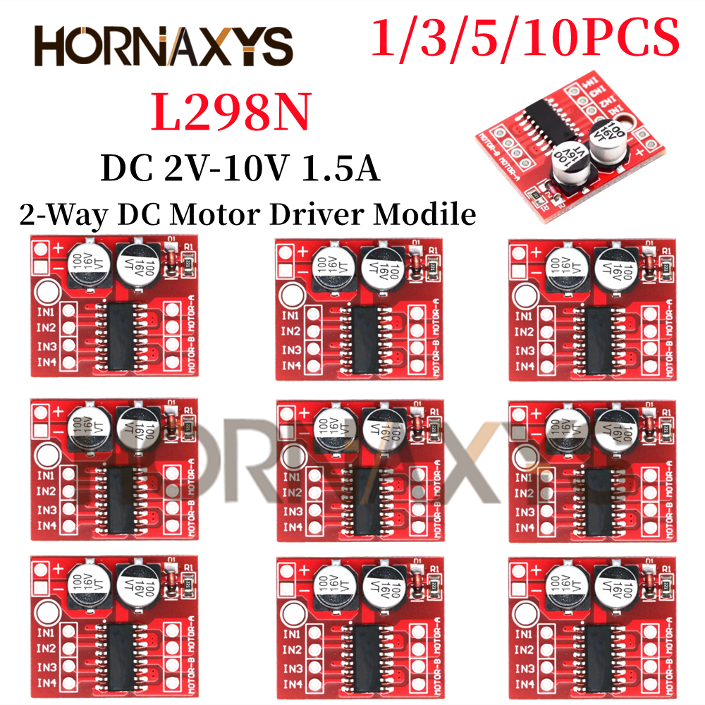 1-10PCS MX1508 DC Motor Driver - L298N Motor Driver ulasan dan harga