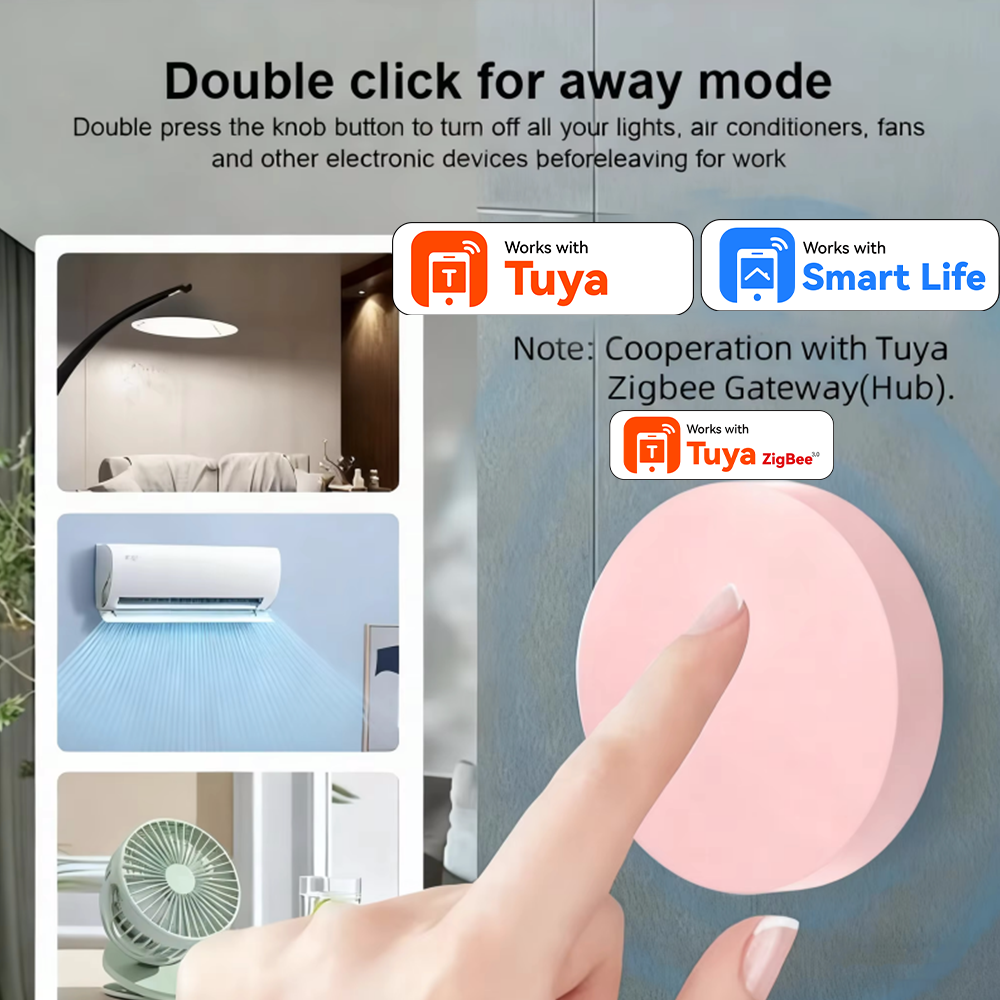 ZigBee Smart Wireless Button S - Diy Electronics Button ulasan dan harga