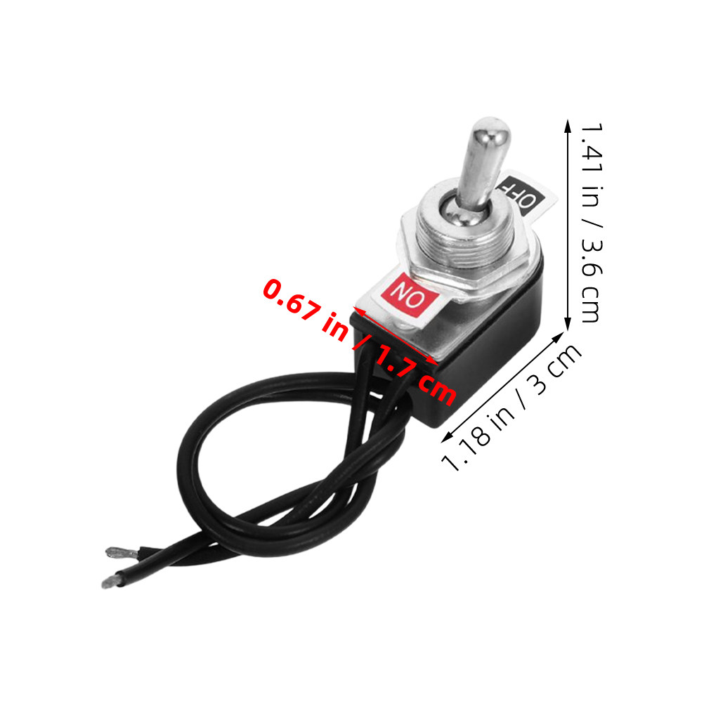 5Pcs Small on Off Toggle Switc - Diy Electronic ulasan dan harga