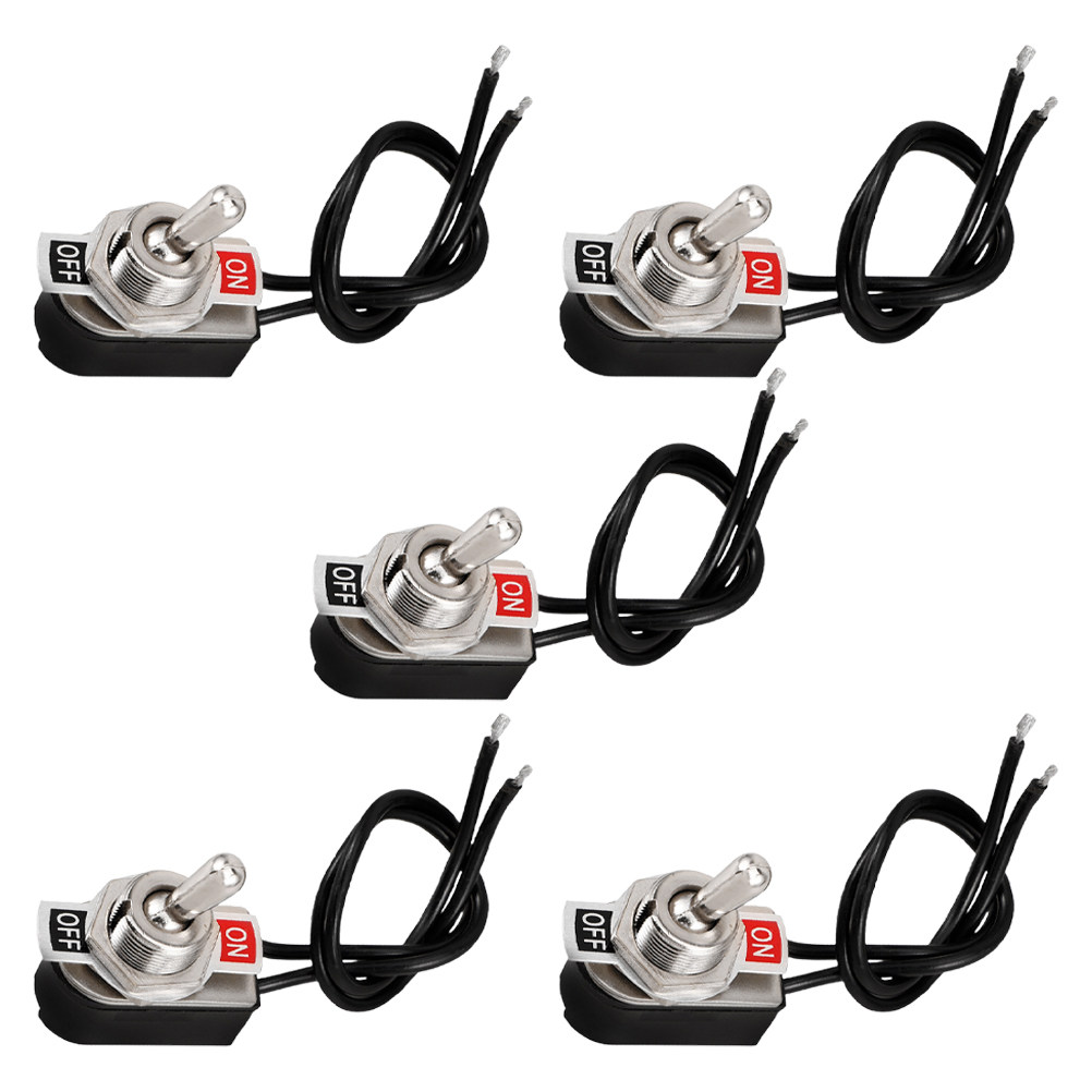 5Pcs Small on Off Toggle Switc - Diy Electronic ulasan dan harga