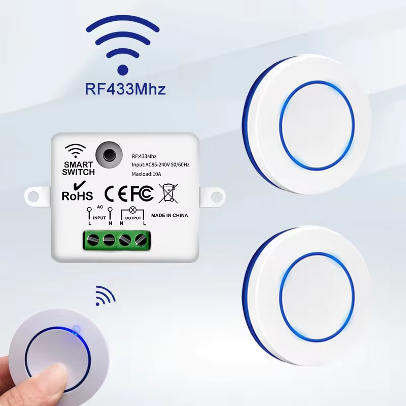 RF 433MHz Wireless Remote Cont - Diy Electronics Button ulasan dan harga