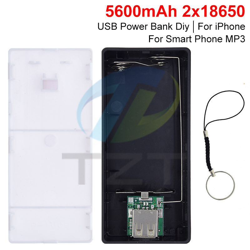 2X 18650 USB Power Bank Batter - Diy Electronics Case ulasan dan harga