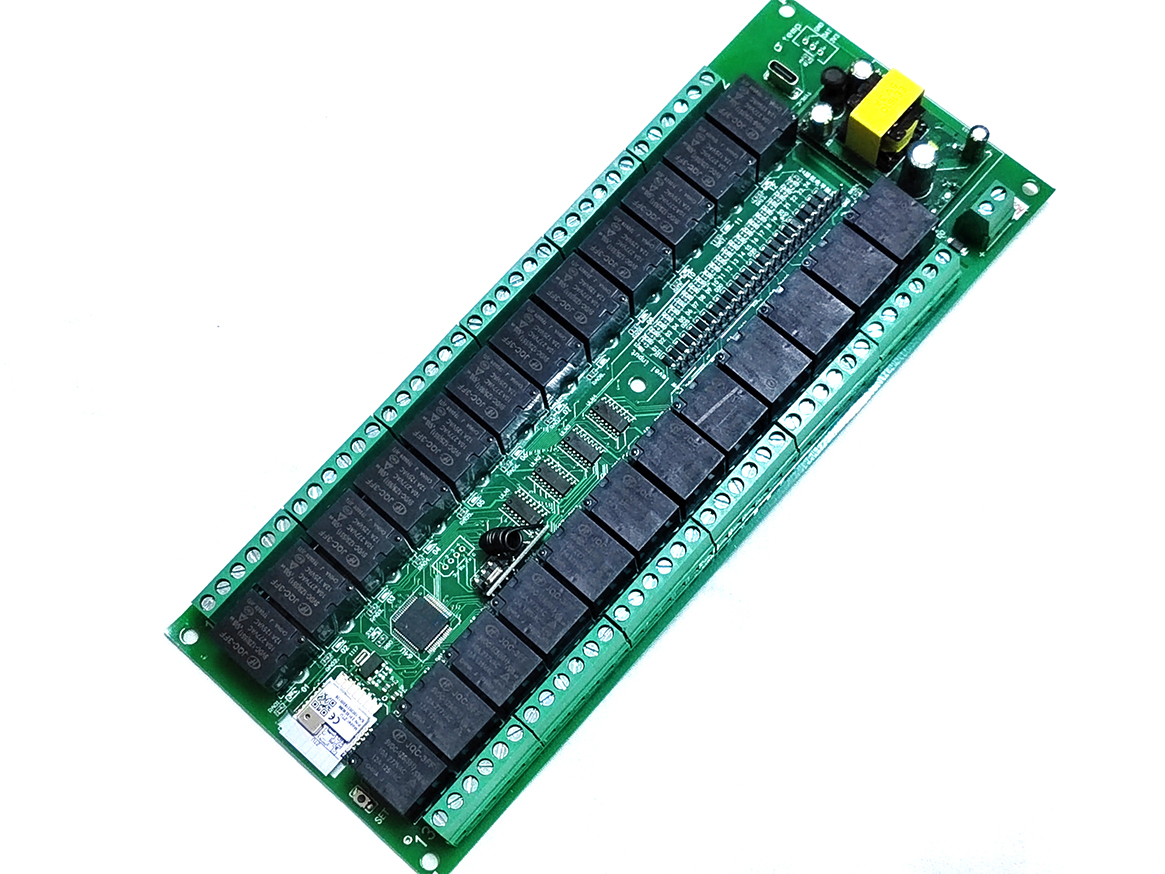 Relay Switch Module 24 Channel - Diy Electronics Button ulasan dan harga