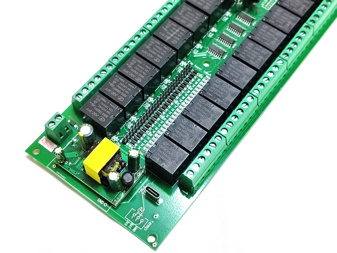 Relay Switch Module 24 Channel - Diy Electronics Button ulasan dan harga