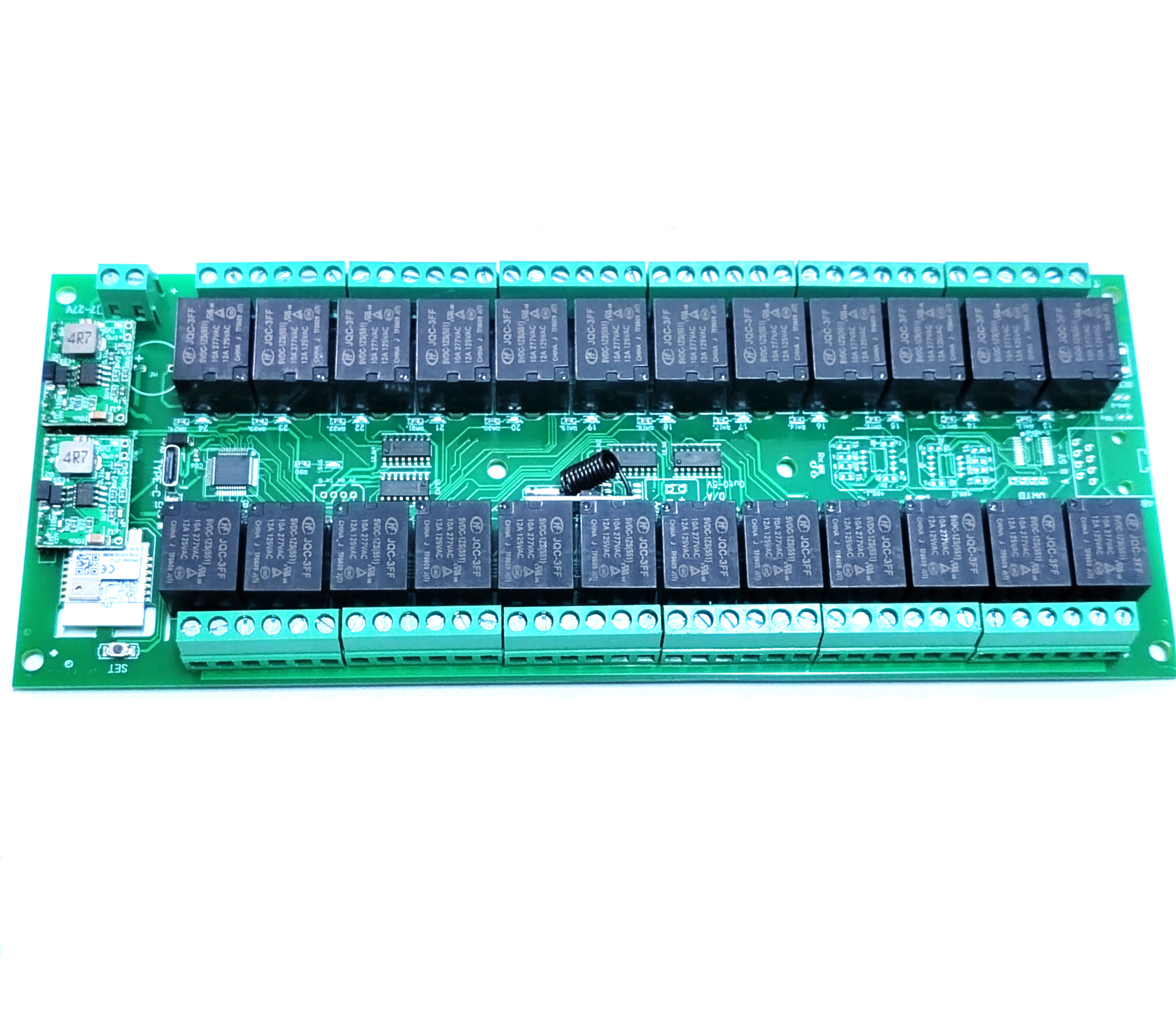 Relay Switch Module 24 Channel - Diy Electronics Button ulasan dan harga