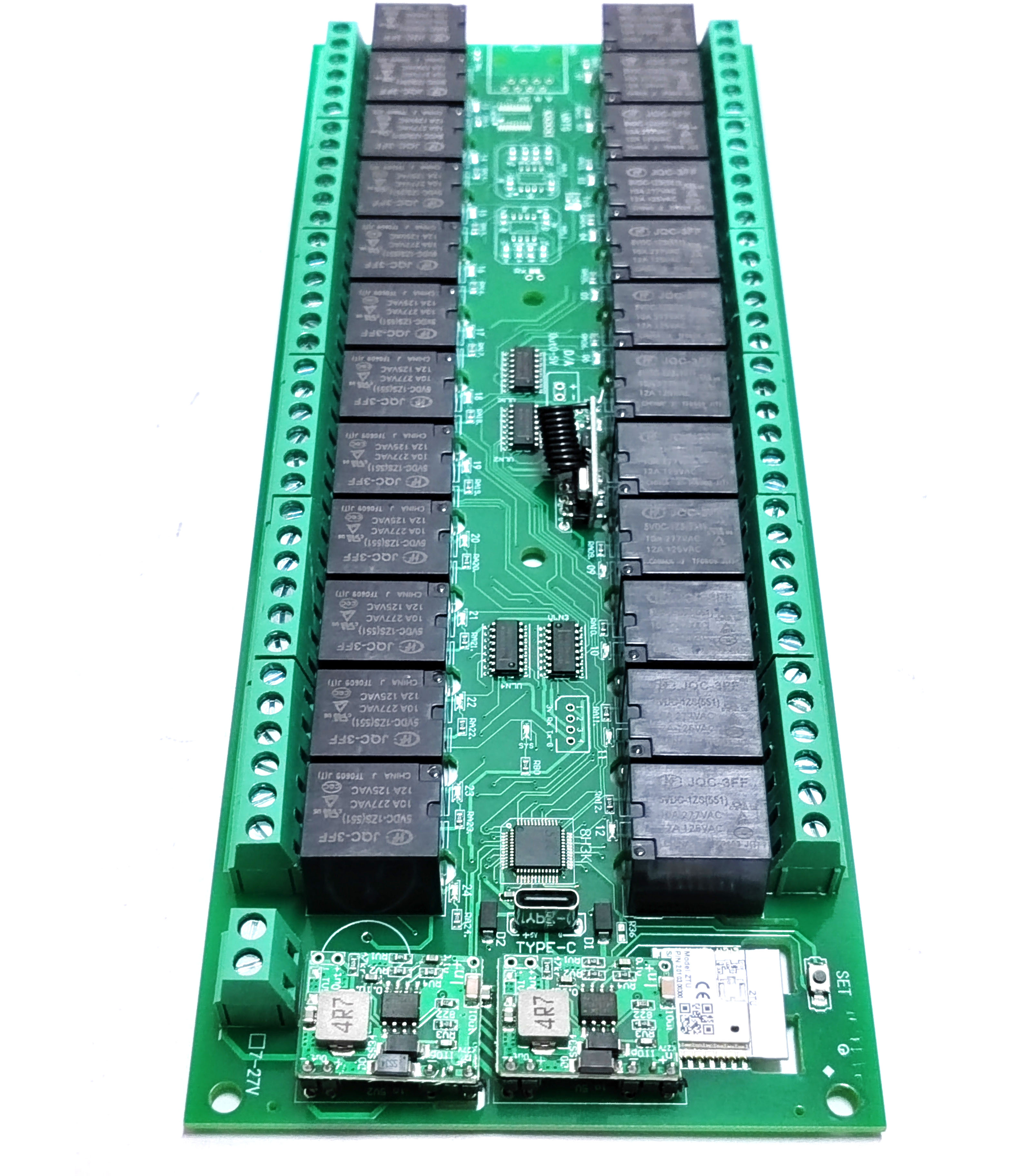 Relay Switch Module 24 Channel - Diy Electronics Button ulasan dan harga