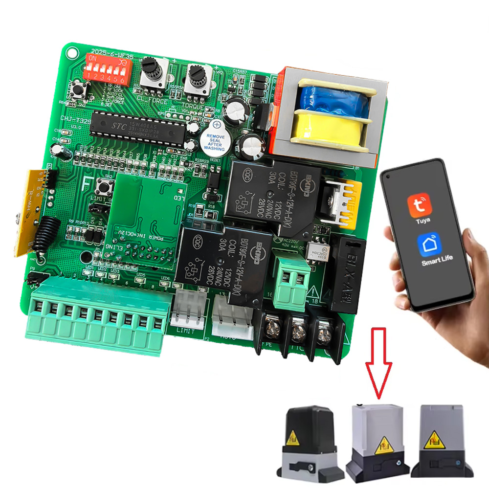 220V-230V AC Sliding Gate Moto - Diy Electronics Button ulasan dan harga