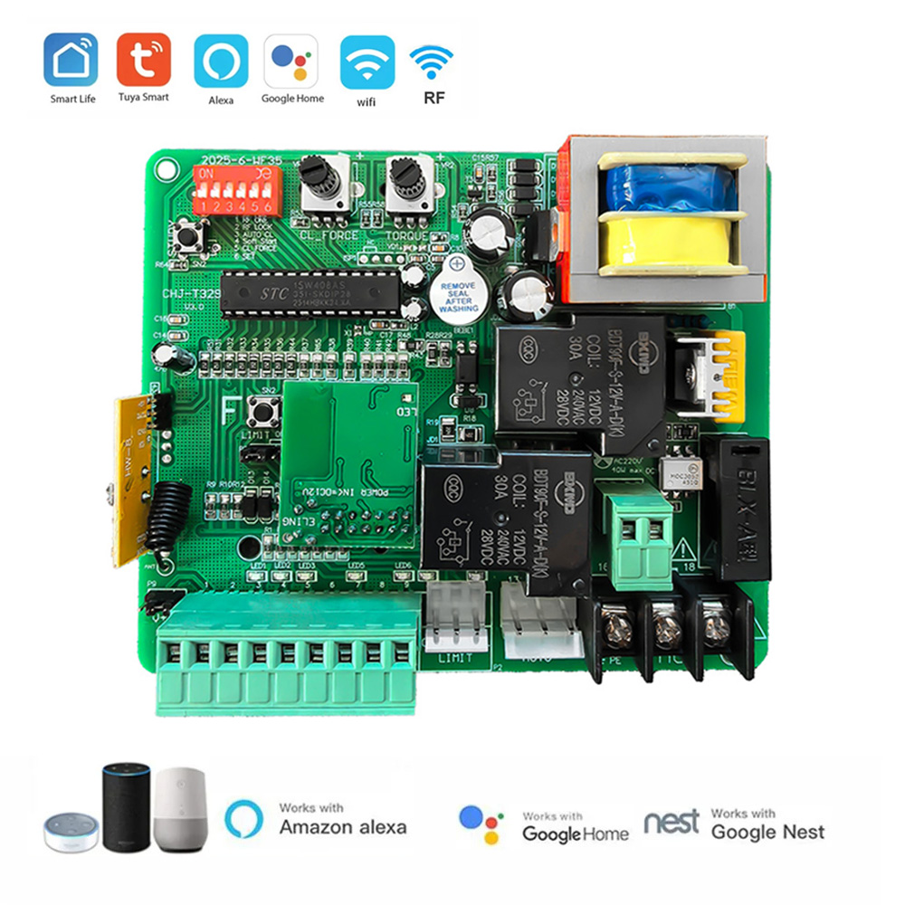 220V-230V AC Sliding Gate Moto - Diy Electronics Button ulasan dan harga