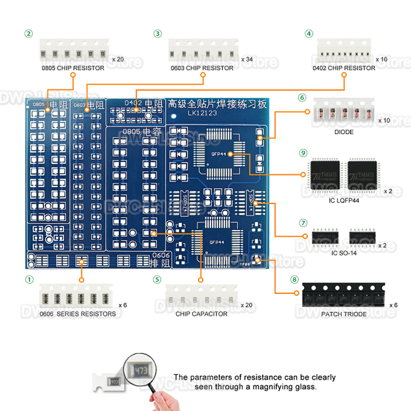 08 Patch Components Welding Pr - Diy Electronics Workbench ulasan dan harga