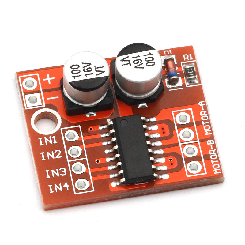 2-Channel DC Motor Driver Boar - L298N Motor Driver ulasan dan harga