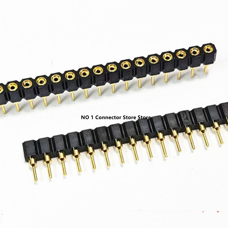 1PCS 2.54mm Pitch Round Hole M - Male Female Header Pin ulasan dan harga