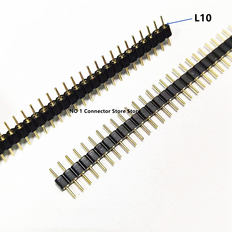 1PCS 2.54mm Pitch Round Hole M - Male Female Header Pin ulasan dan harga