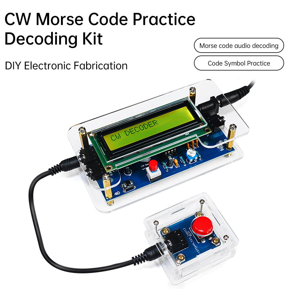 DC9V CW Morse Code Decoder Bul - Diy Electronics Workbench ulasan dan harga
