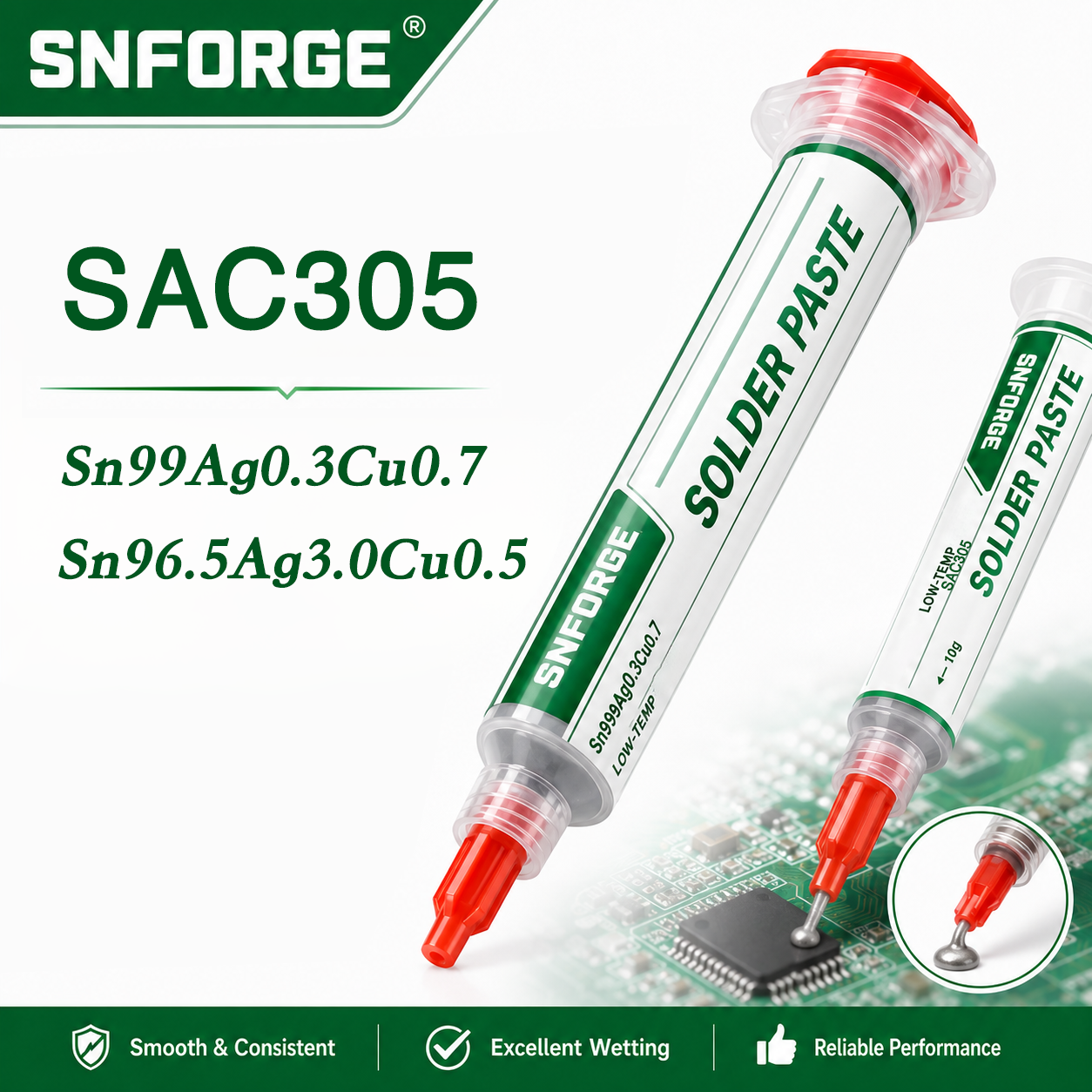 SAC305 Solder Paste Welding Ti - Diy Electronics Workbench ulasan dan harga