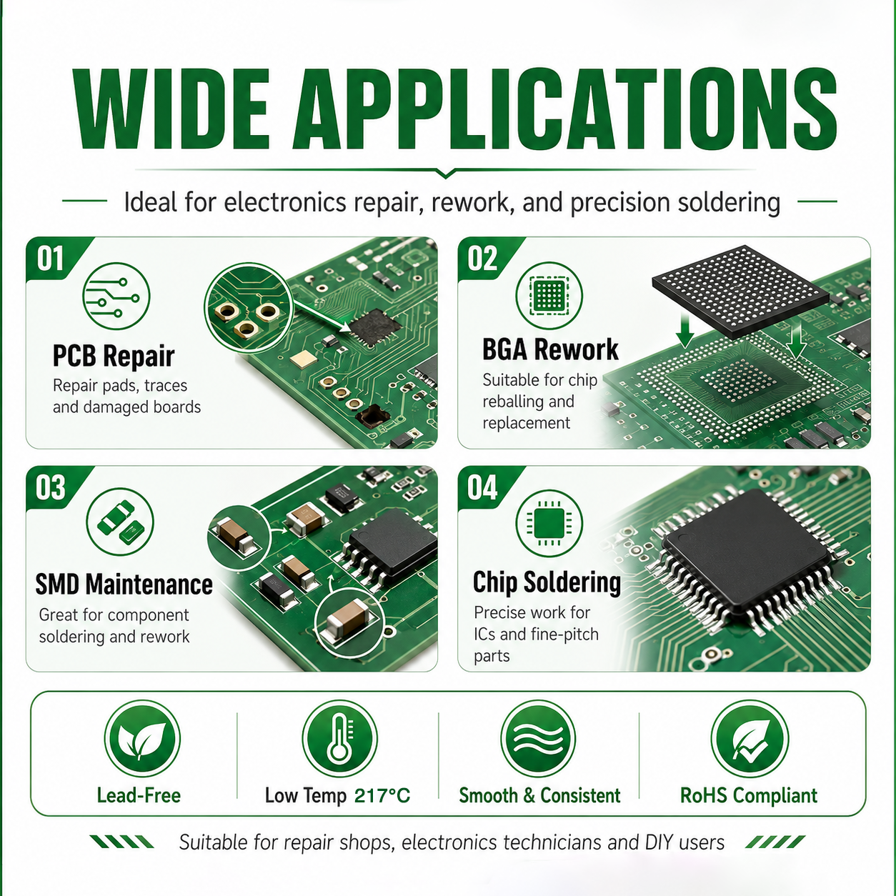 SAC305 Solder Paste Welding Ti - Diy Electronics Workbench ulasan dan harga