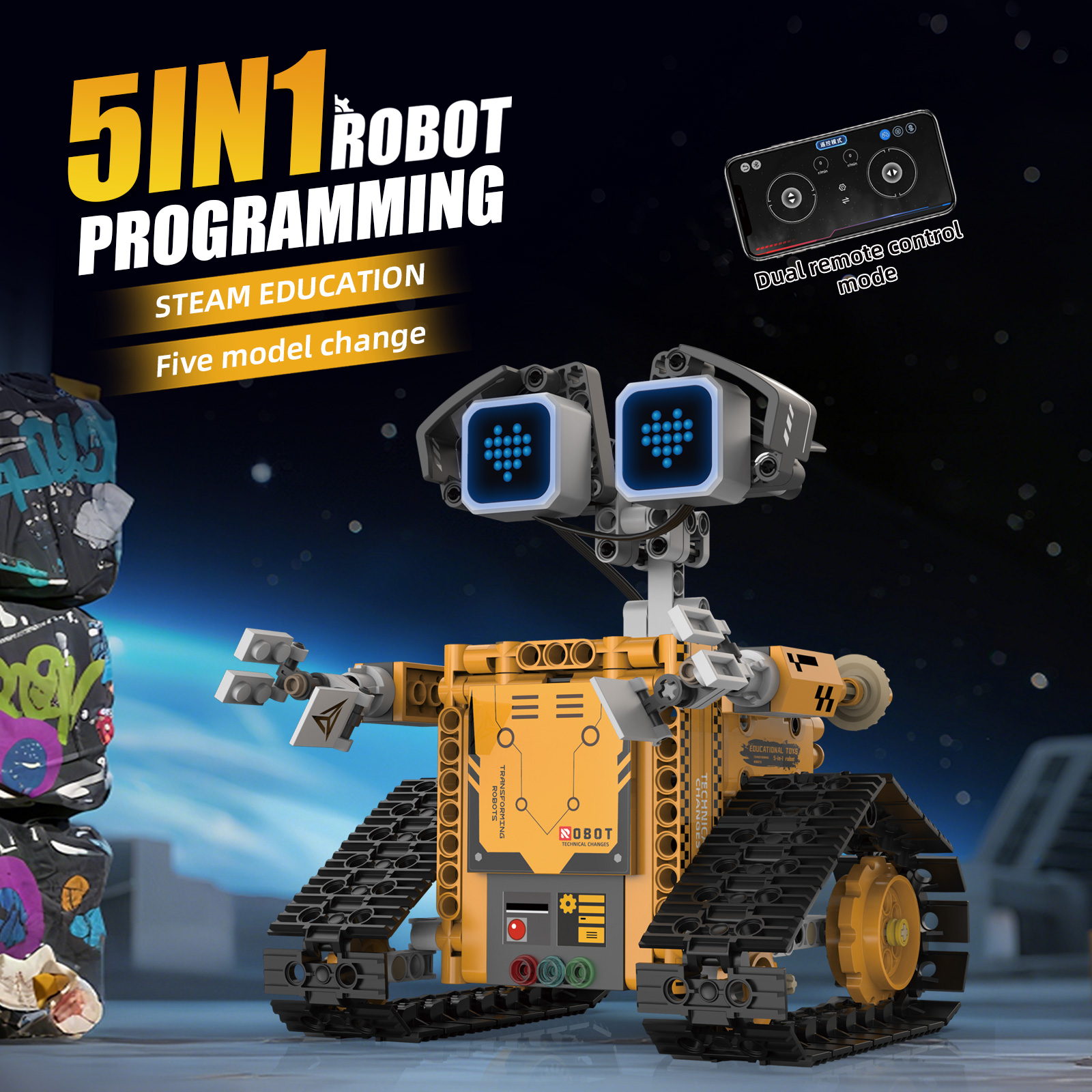 5-in-1 robot programming remot - Diy Electronics Button ulasan dan harga
