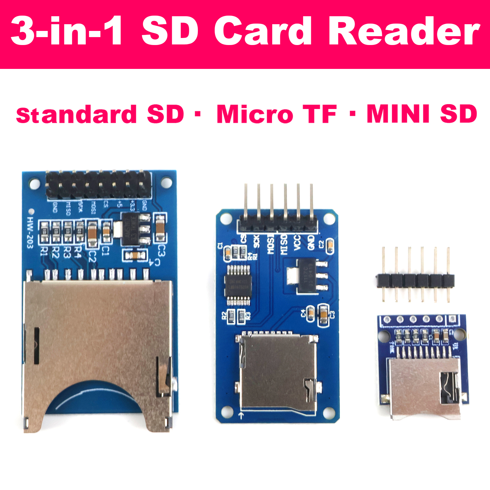 SD Card Reader Module Micro TF - Sd Card Module Spi ulasan dan harga
