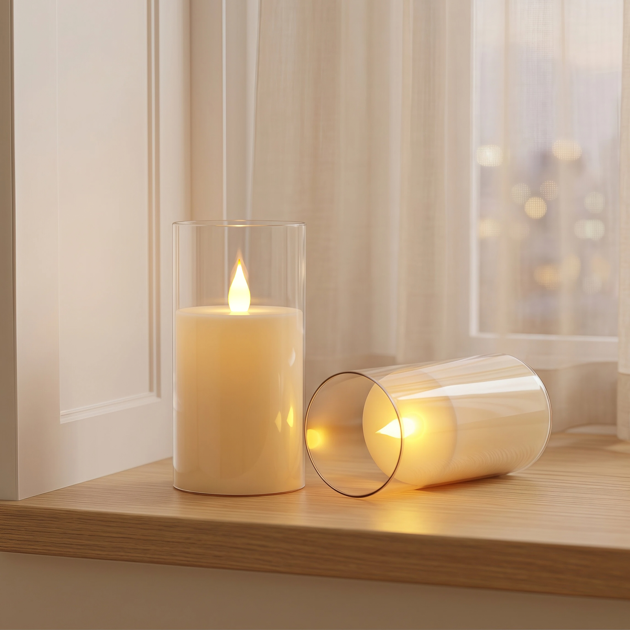 3-Piece LED Flame-Free Candle  - Diy Electronics Button ulasan dan harga
